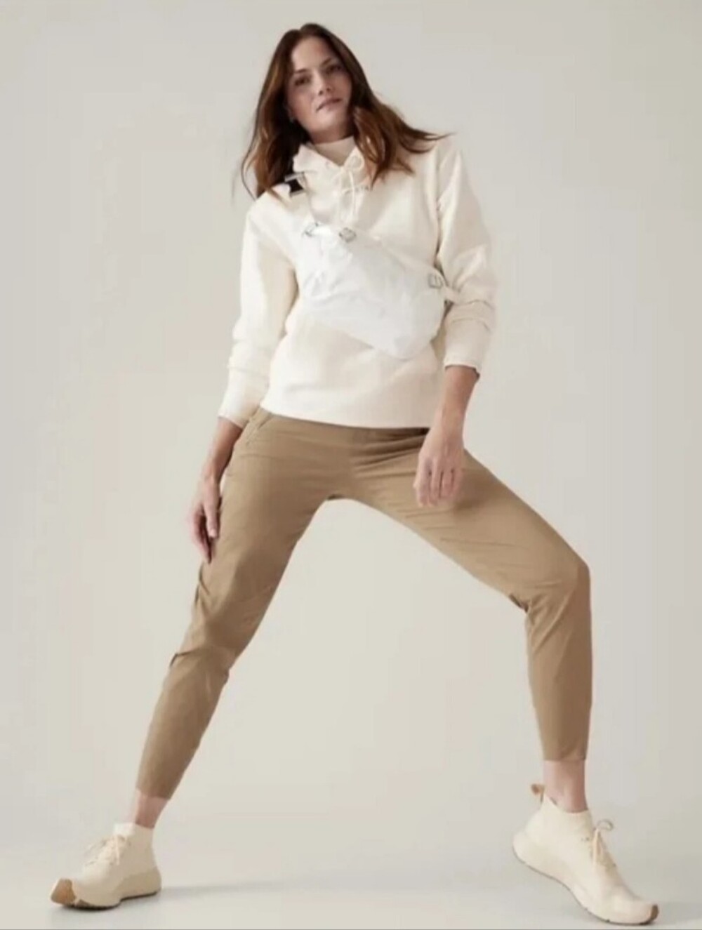ATHLETA  Trekkie North Jogger Big Sur Brown Pants | 14
